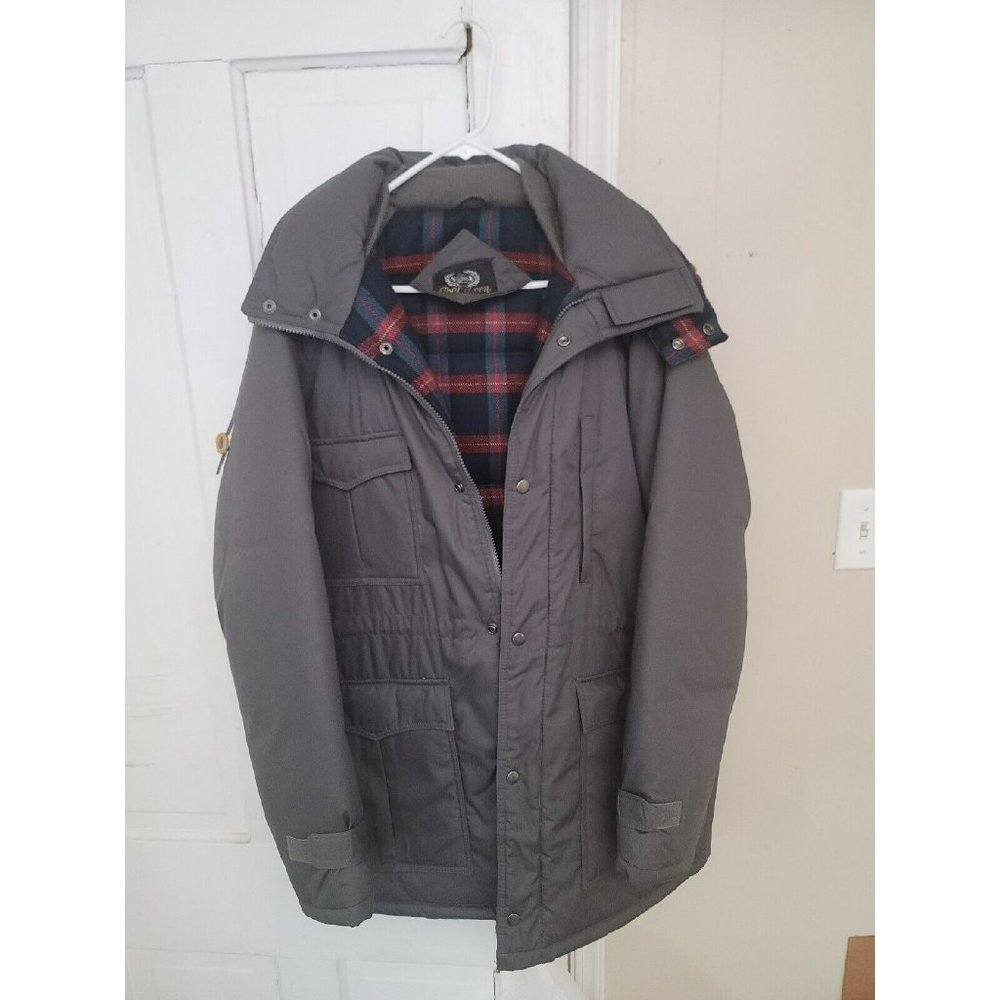 Aberdeen Collection Mens size Large Parca Coat With Hood